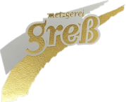 Logo der Metzgerei Gress in einem edlen Gold.